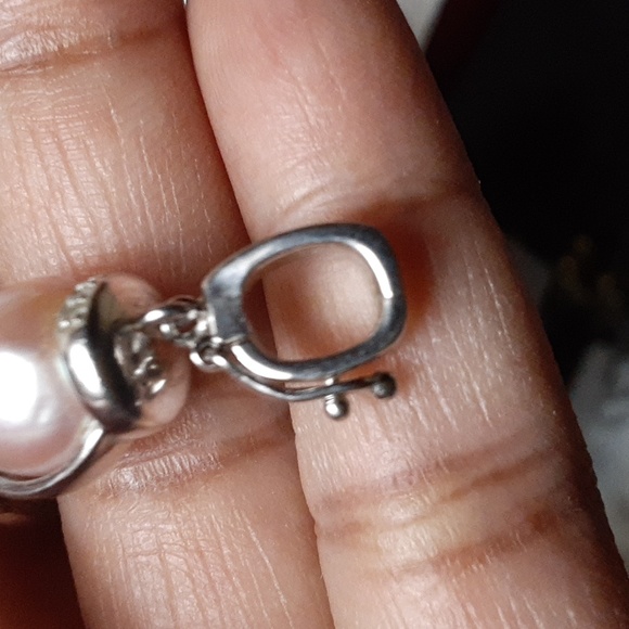 925 Genuine Pearls with Garnet Cabochons end Caps. - Picture 11 of 14